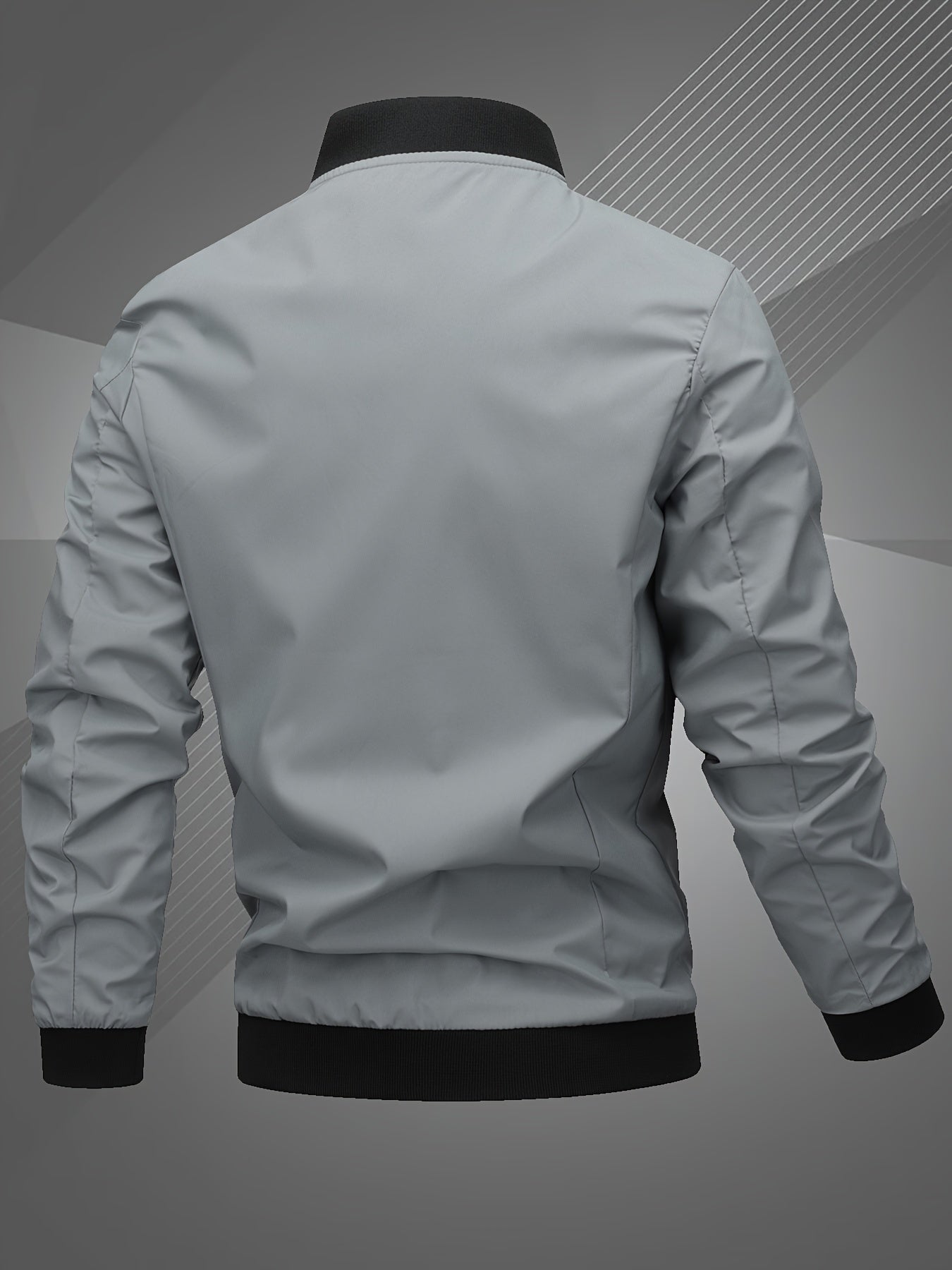 Harm – Casual Bomber Jacket with Long Sleeves