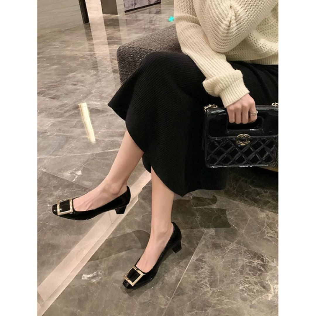 Narella™ | Elegant sandals with mid-height heel and square toe