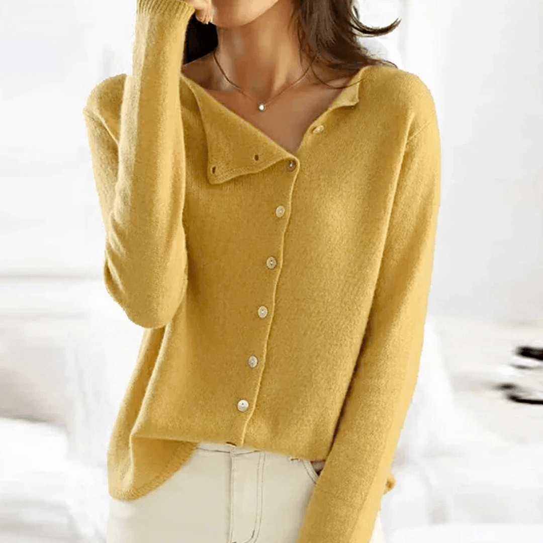 Velice - Elegant Sweater with Buttons