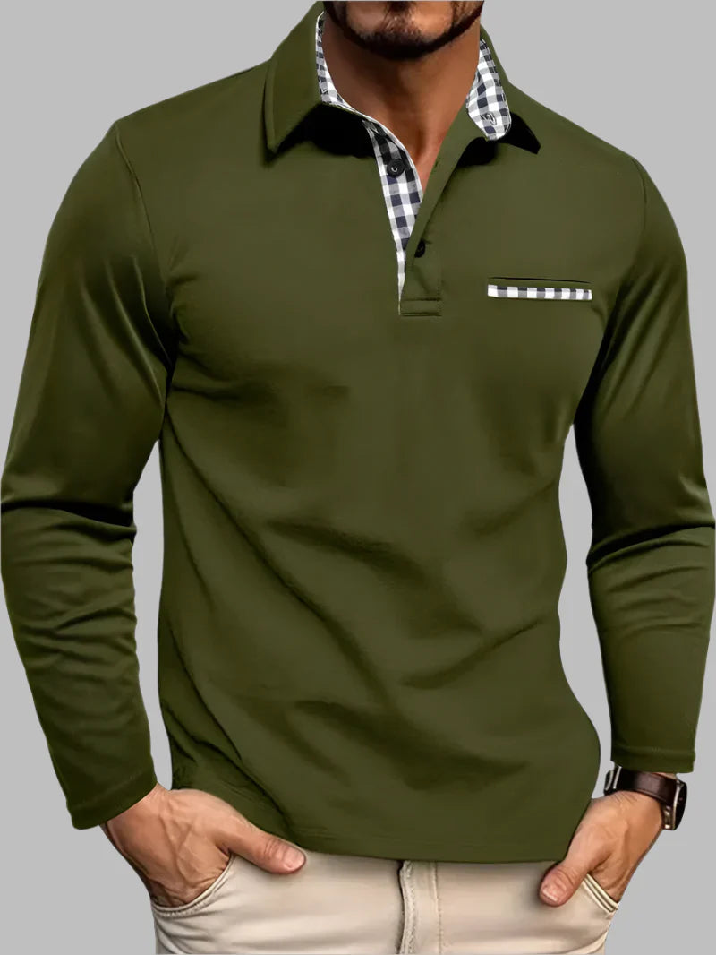 Manny – Classic Long-Sleeve Summer Polo