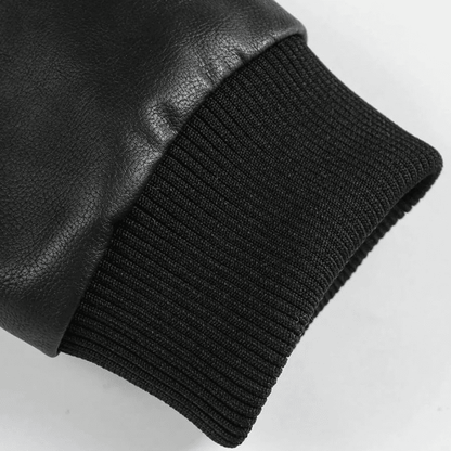 Lorenzo – Leather Jacket with Removable Hood