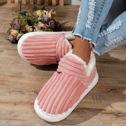 María – Zapatillas de casa de peluche