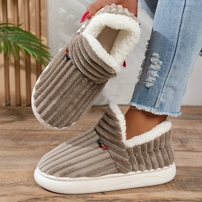 María – Zapatillas de casa de peluche