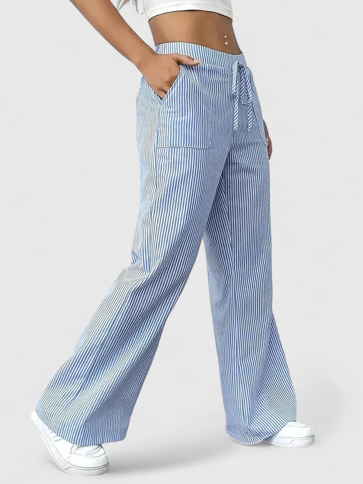 Dominique - Elegant Wide Pants