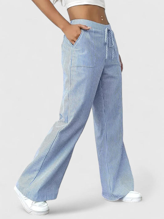 Dominique - Elegant Wide Pants