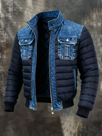 Sergio – Chaqueta doble denim clásica