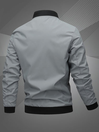Harm – Casual Bomber Jacket with Long Sleeves