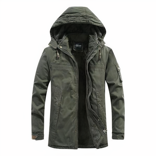 Nathen – Hooded Winter Jacket with Warm Lining
