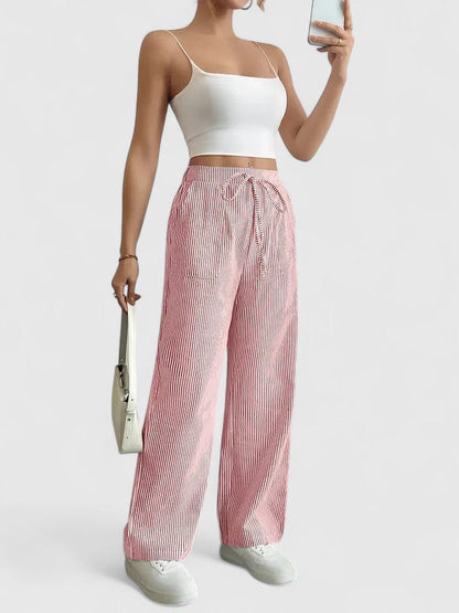 Dominique - Elegant Wide Pants