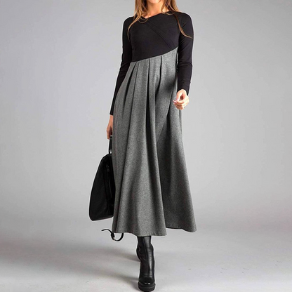 Manon - Elegant Long Dress with Long Sleeves