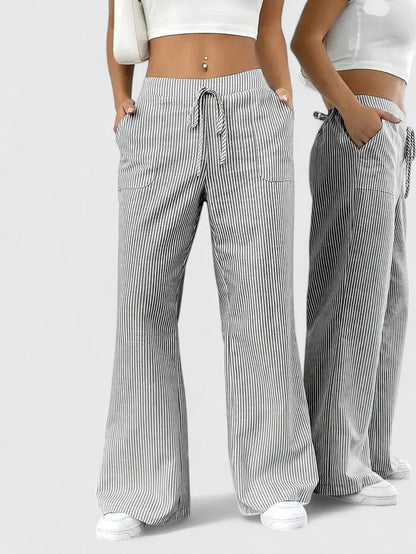 Dominique - Elegant Wide Pants
