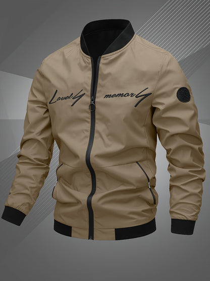 Harm – Casual Bomber Jacket with Long Sleeves
