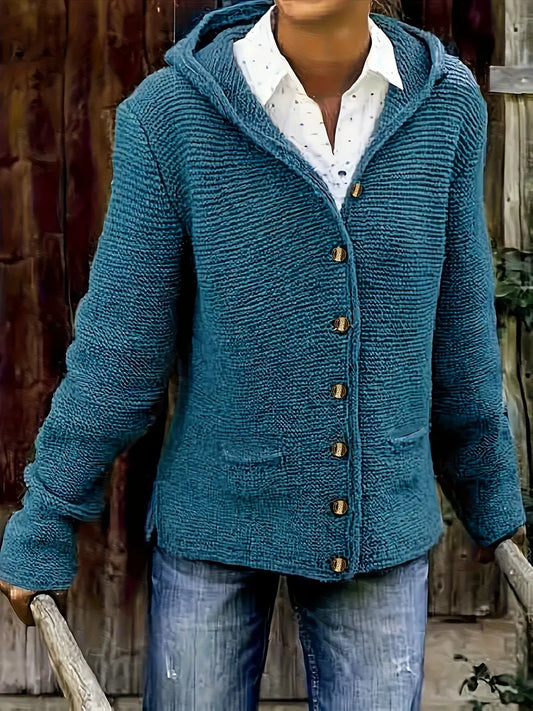 Gladys - Long-Sleeves Cardigan Hoodie