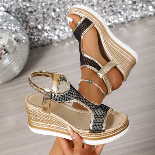 Priscilla – Elegant Wedge Sandals