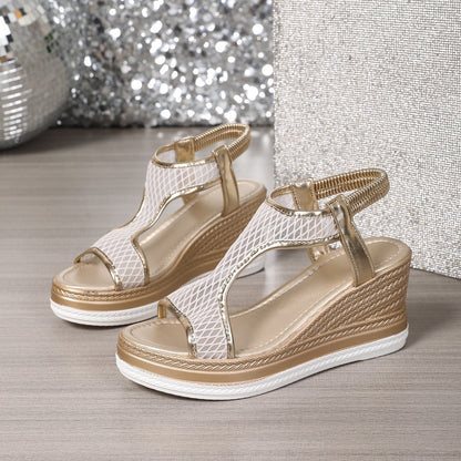 Priscilla – Elegant Wedge Sandals