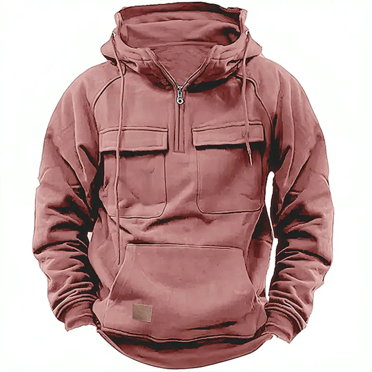 Adam – Hoodie with Zipper and Chest Pockets