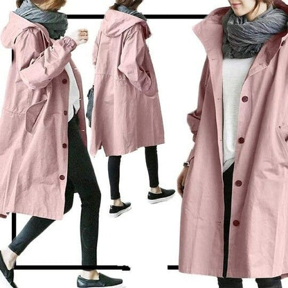 Mandy - Stylish Waterproof Trench Coat