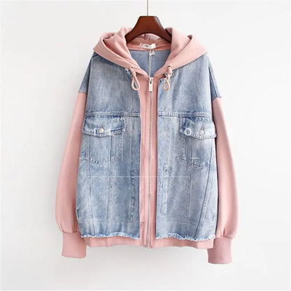 Liv – Denim Hoodie Jacket