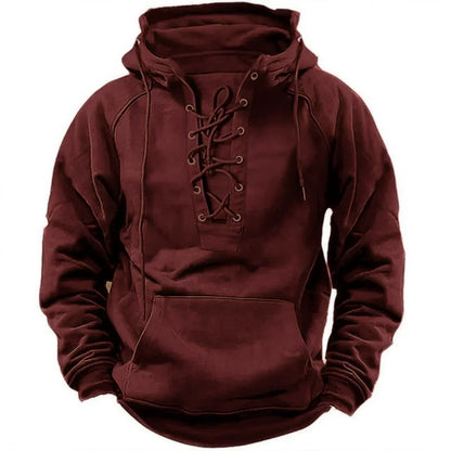 Leon – Retro Outdoor Hoodie with Laces