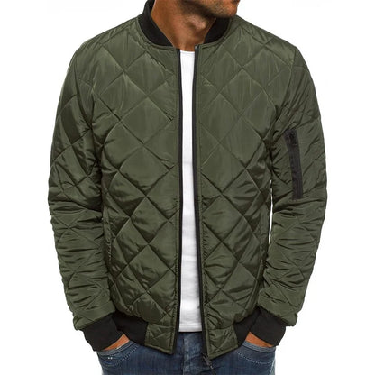 Jacob – Cotton Jacket with Diamond Pattern