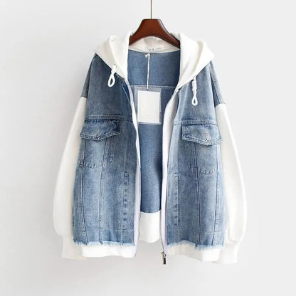 Liv – Denim Hoodie Jacket