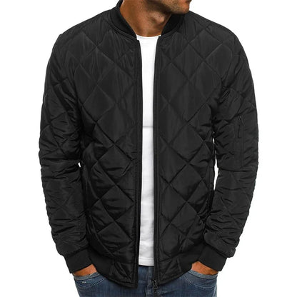 Jacob – Cotton Jacket with Diamond Pattern
