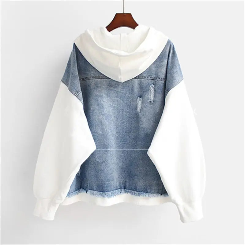 Liv – Denim Hoodie Jacket