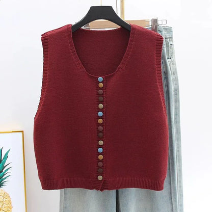 THE MARIBEL | COLOR-BUTTON VEST