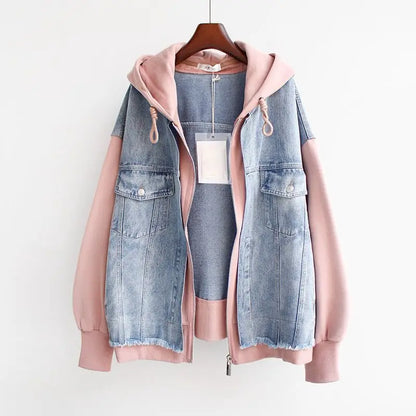 Liv – Denim Hoodie Jacket