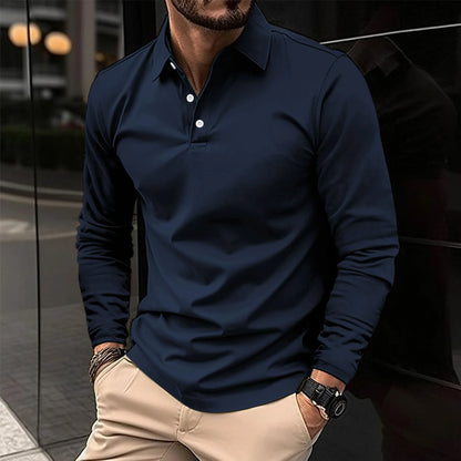Easton – Casual Long-Sleeved Polo