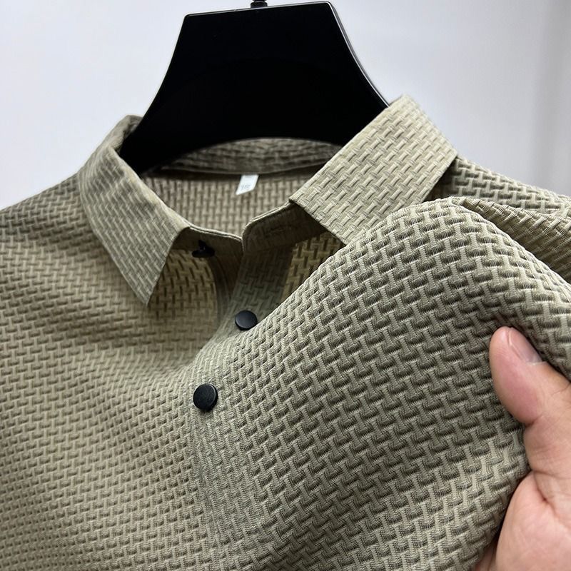 Melvin – Premium Textured Collared Shirt