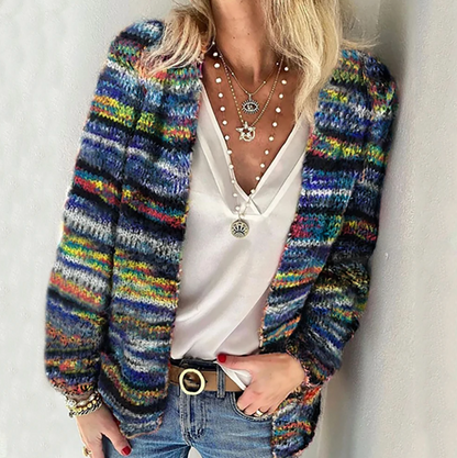 Cath – Cozy Multicolor Cardigan