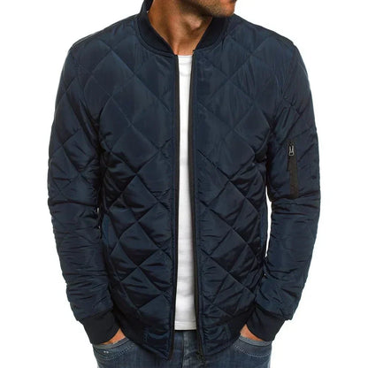 Jacob – Cotton Jacket with Diamond Pattern