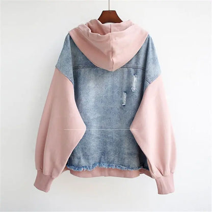 Liv – Denim Hoodie Jacket
