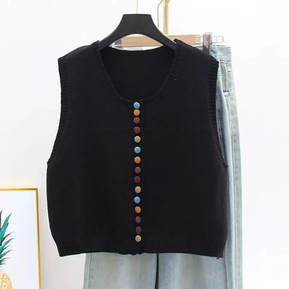 THE MARIBEL | COLOR-BUTTON VEST