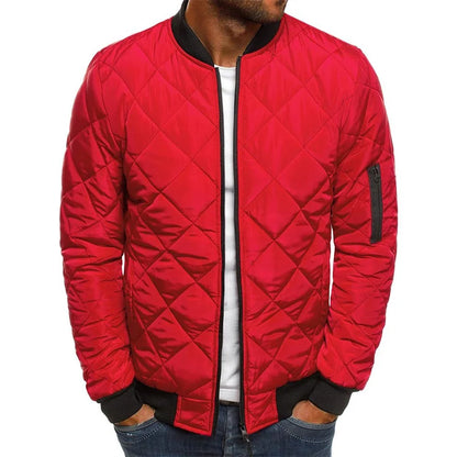 Jacob – Cotton Jacket with Diamond Pattern