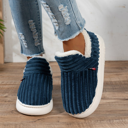 María – Zapatillas de casa de peluche