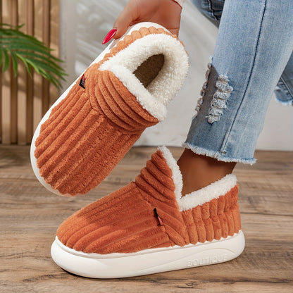 María – Zapatillas de casa de peluche