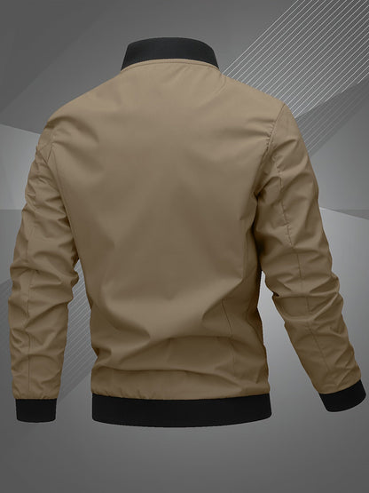 Harm – Casual Bomber Jacket with Long Sleeves