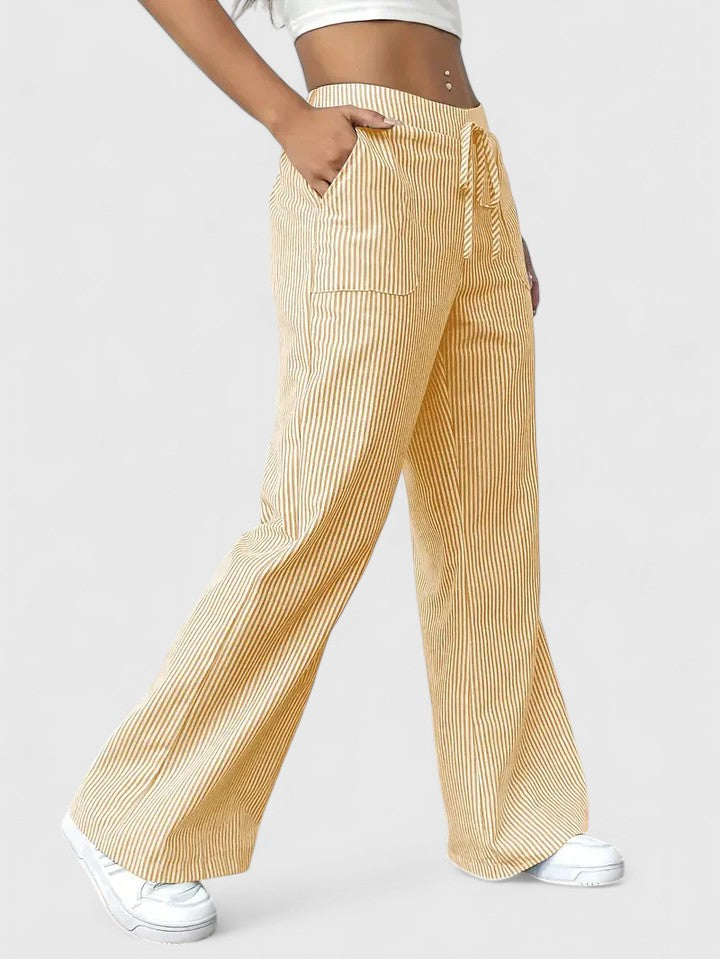 Dominique - Elegant Wide Pants