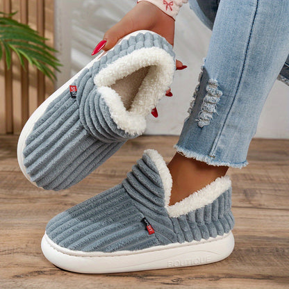 María – Zapatillas de casa de peluche