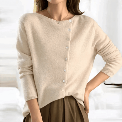Velice - Elegant Sweater with Buttons