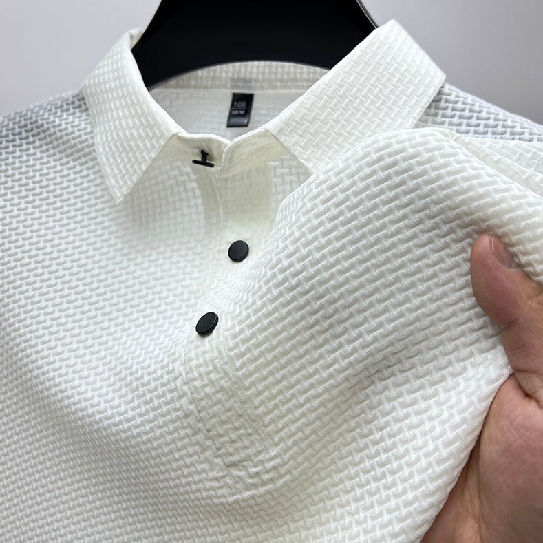 Melvin – Premium Textured Collared Shirt
