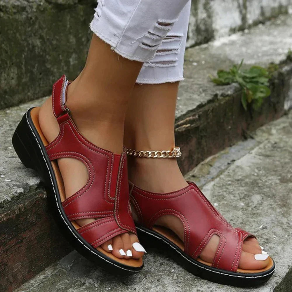 Jolie – Orthopedic Leather Sandals